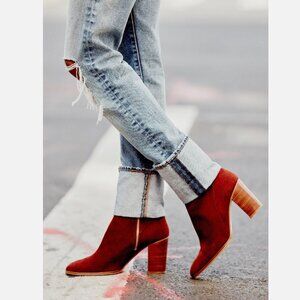 New Free People Breakers Heel boot size 6 suede MSRP: $178